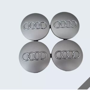 Audi 60mm Alloy Wheel Centre Caps Hubs Dust Covers 4b0601170 A3 A4 A5 A6 Grey